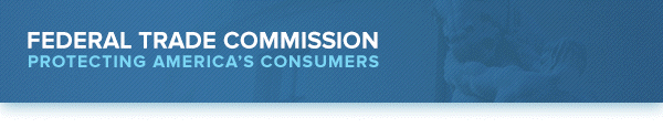 Federal Trade Commission: Protecting America's Consumers Banner